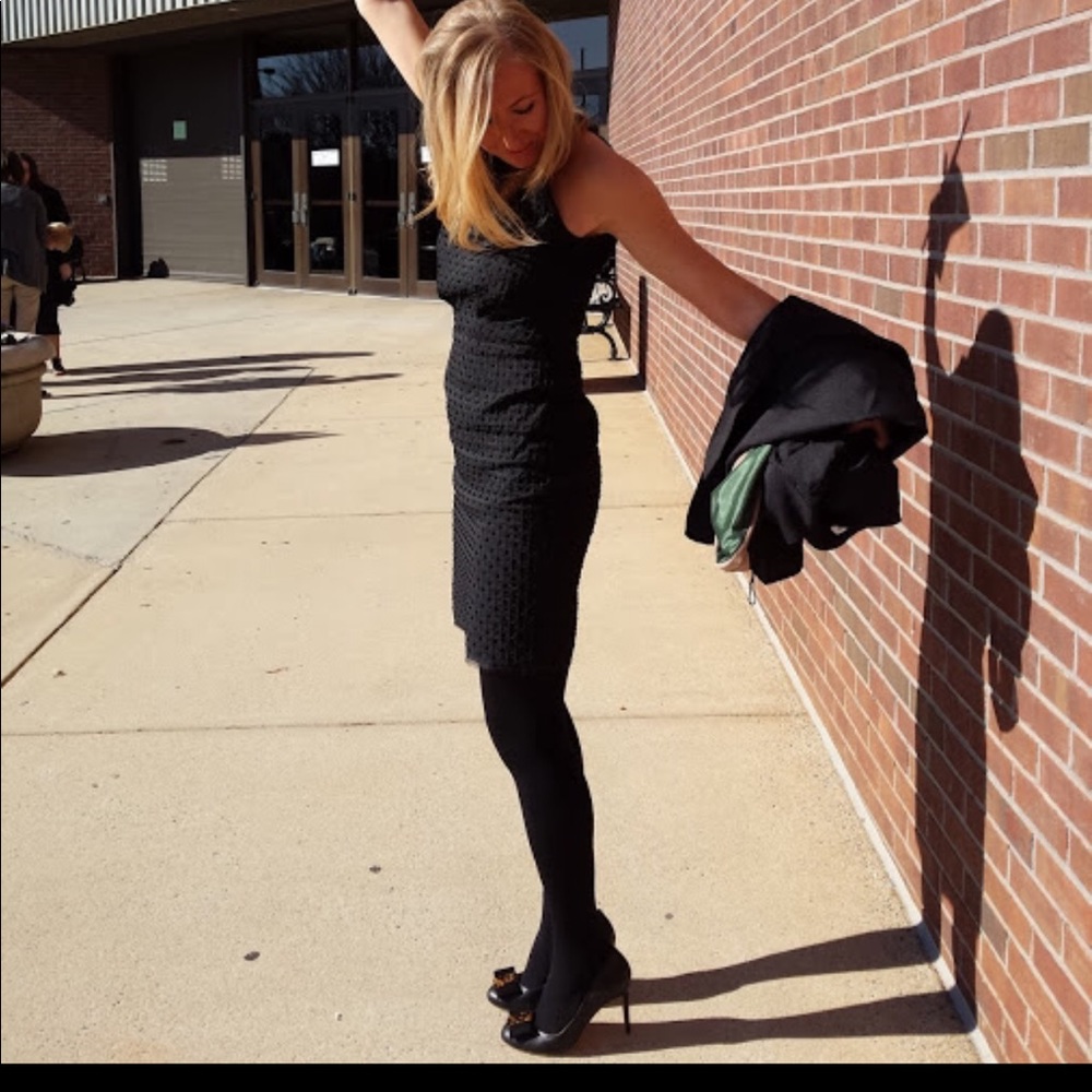 Black Tory Burch cocktail dress